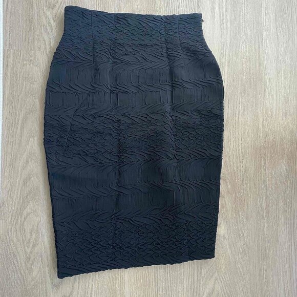 Escada Textured Pencil Skirt Size EU34/US0 Career Professional Workwear EUC - Picture 3 of 7